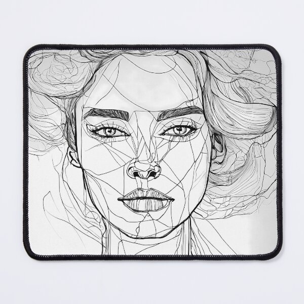 Item preview, " Emotive One-Line Portrait: Expressive Continuous Stroke Art" designed and sold by Huycao211.