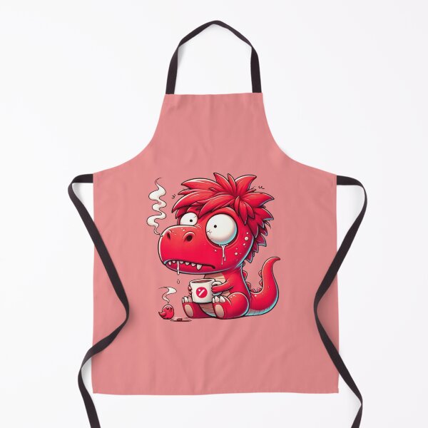 Item preview, T-Rex that is bright red in color designed and sold by CoussaZau.