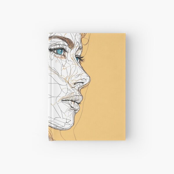 Item preview, " Emotive One-Line Portrait: Expressive Continuous Stroke Art" designed and sold by Huycao211.