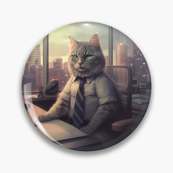 Item preview, Office Cat designed and sold by JollyGoodMerch.