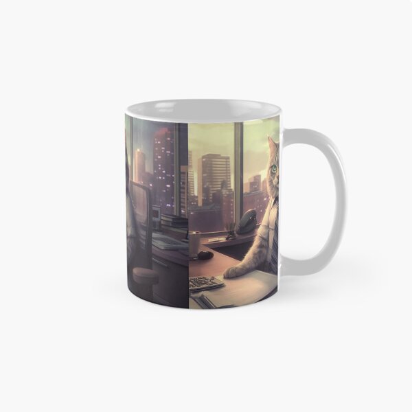 Artikelvorschau, Büro Cat entworfen und verkauft von JollyGoodMerch.