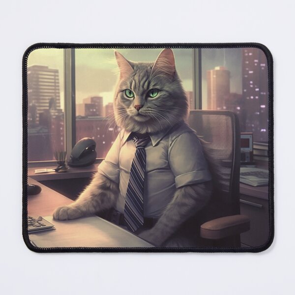 Item preview, Office Cat designed and sold by JollyGoodMerch.