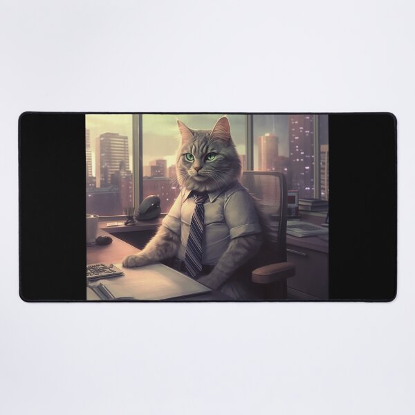 Item preview, Office Cat designed and sold by JollyGoodMerch.