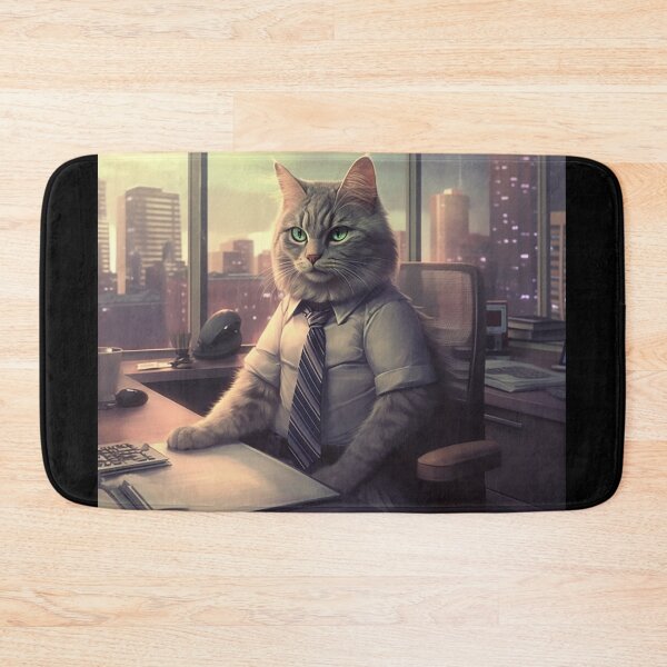 Item preview, Office Cat designed and sold by JollyGoodMerch.