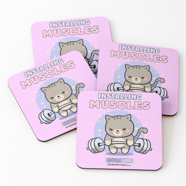 Item preview, cat gym kawaii : motivational gym cat designed and sold by ImaginarStore.