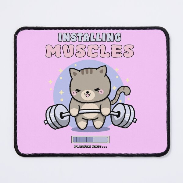 Item preview, cat gym kawaii : motivational gym cat designed and sold by ImaginarStore.