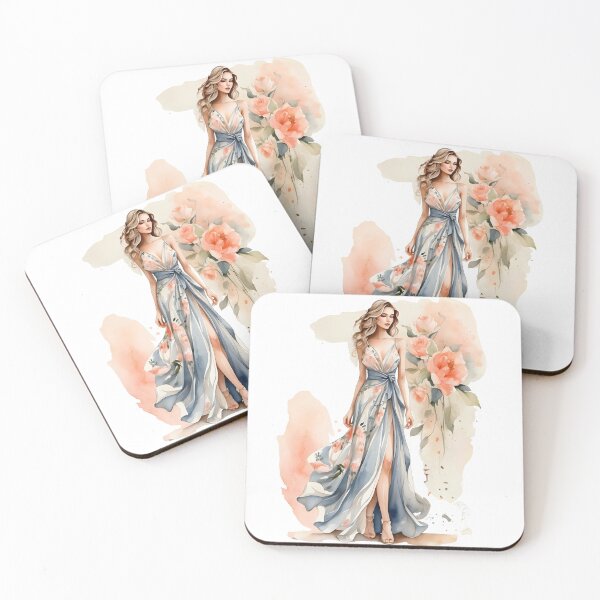 Item preview, Elegant Floral Essence: Fashion Art designed and sold by RevGens.