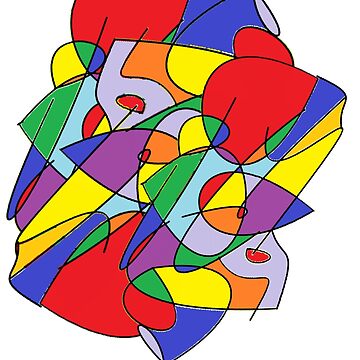 Artwork thumbnail, Just Fun, Bright Colors and Swirls by 5849