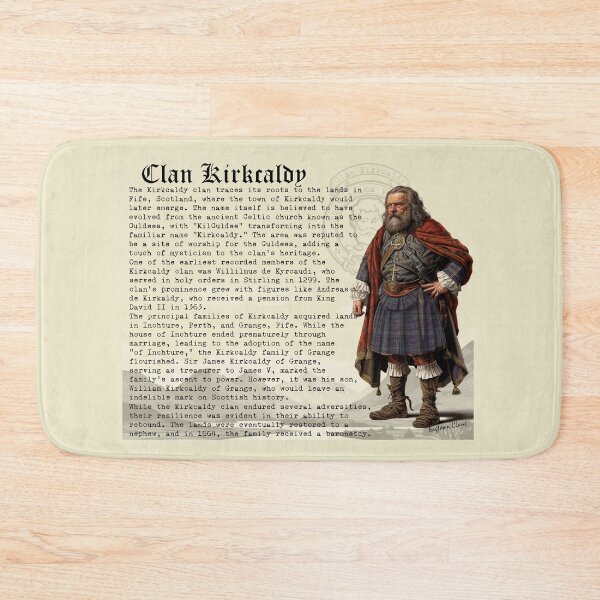Item preview, Clan Kirkcaldy Scottish History  designed and sold by BagTown Clans.