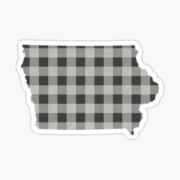 Item preview, Iowa Plaid in Gray designed and sold by Maren Misner.