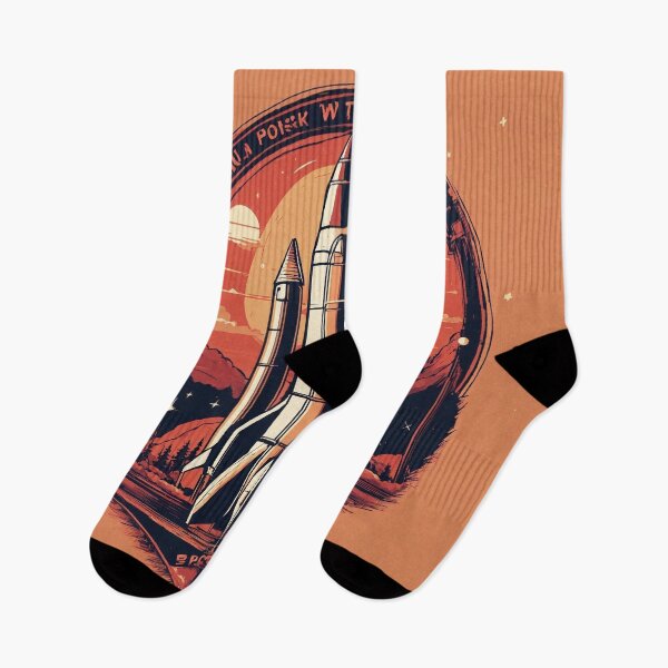 Item preview, Copy of Copy of Vintage Rocket Graphic: Retro Silhouette with Nostalgic Colors designed and sold by Huycao211.