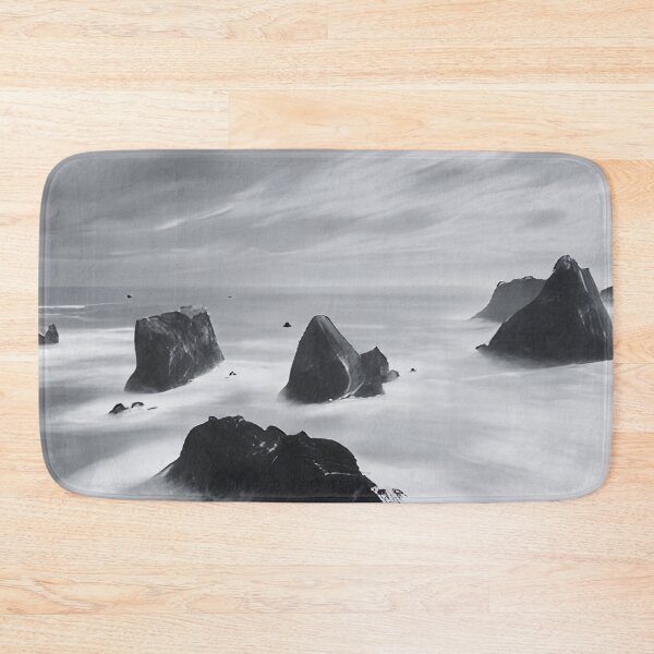 Item preview, Oregon Coast Ocean Rocks In Black And White designed and sold by OregonsOwn.