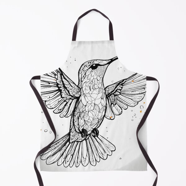 Item preview, "Fluid Hummingbird: One-Line Art Graphic" designed and sold by Huycao211.