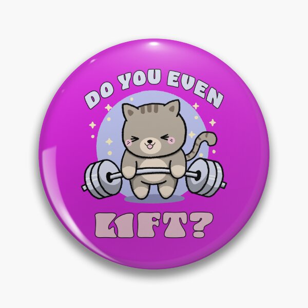 Item preview, Weight lifting cartoon gym cat : Funny Cat Working Out designed and sold by ImaginarStore.
