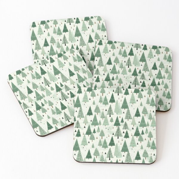 Item preview, winter pine forest designed and sold by darkartsflowers.