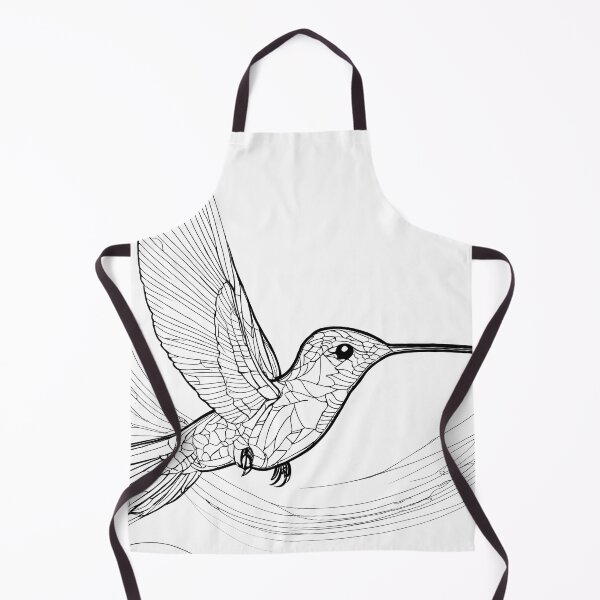 Item preview, "Fluid Hummingbird: One-Line Art Graphic" designed and sold by Huycao211.