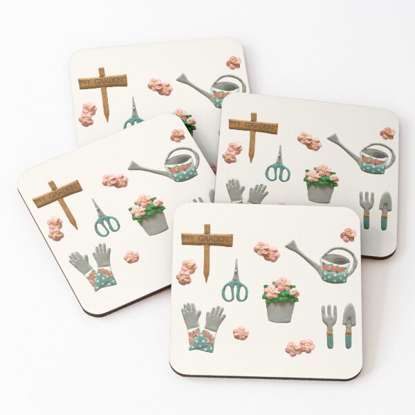 Item preview, My pretty garden with pink flowers. designed and sold by aiko-p.