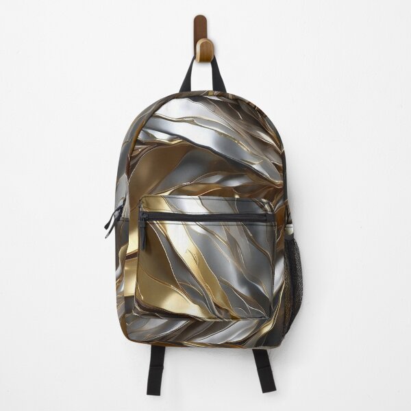 Item preview, Abstract Metallic Fusion: Capturing Silver-Gold in 3D designed and sold by semenol.