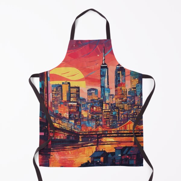 Item preview, Copy of City Pride Skyline: Patriotic Urban Landscape in Red, White, and Blue designed and sold by Huycao211.