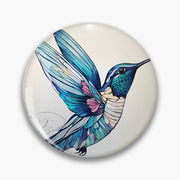 Item preview,  "Fluid Hummingbird: One-Line Art Graphic" designed and sold by Huycao211.