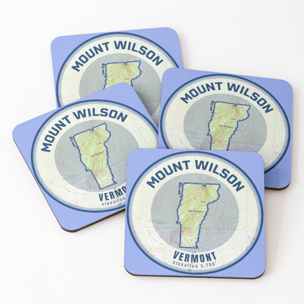 Item preview, Vermont Mountain Map - Mount Wilson designed and sold by Willz Designz.