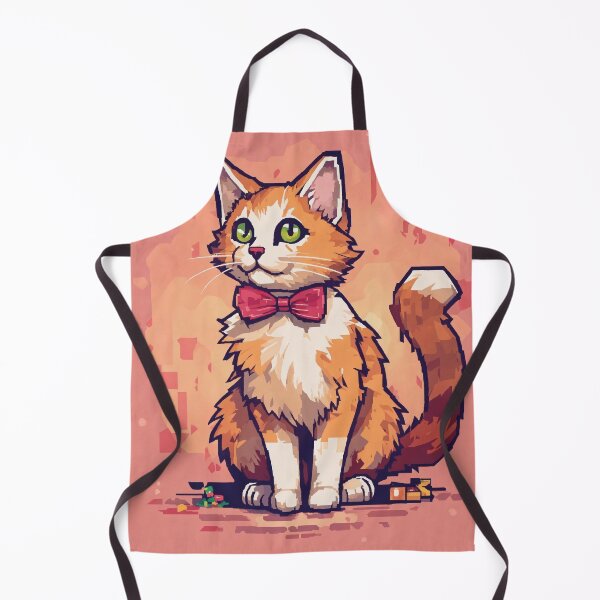 Item preview, Pixelated Kitten: Retro Cute Cat with Big Eyes in Nostalgic Pixel Art Style designed and sold by Huycao211.