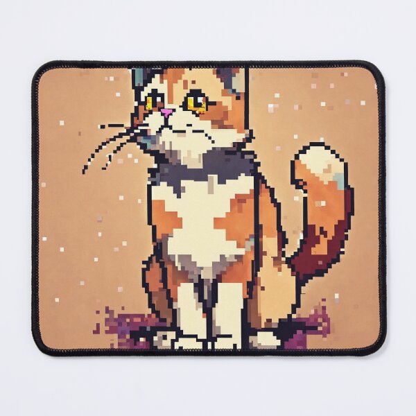 Item preview, Copy of Pixelated Kitten: Retro Cute Cat with Big Eyes in Nostalgic Pixel Art Style designed and sold by Huycao211.