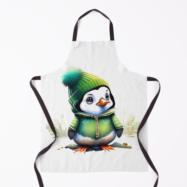 Item preview, Penguin in Green designed and sold by LornaHamel.