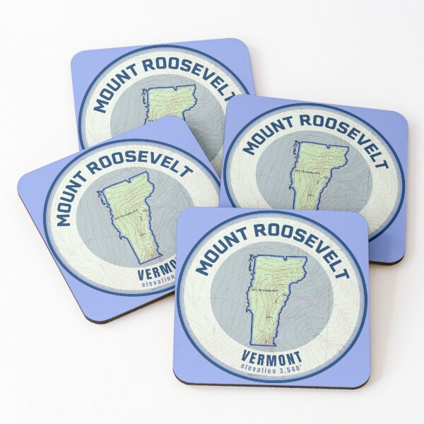 Item preview, Vermont Mountain Map - Mount Roosevelt designed and sold by Willz Designz.