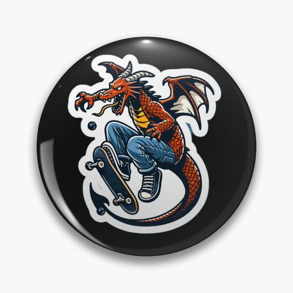 Item preview, Skater Dragon designed and sold by MythScape.