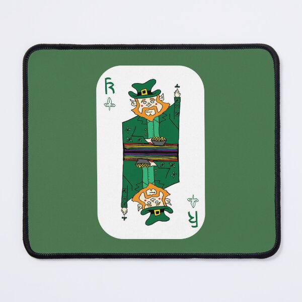 Item preview, Leprechaun King Of Clubs/Shamrocks designed and sold by Tim Veiga.