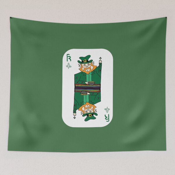 Item preview, Leprechaun King Of Clubs/Shamrocks designed and sold by Tim Veiga.