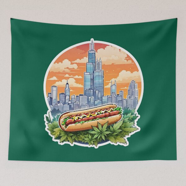 Item preview, Chicago Hot Dog Weiner get them while theyre hot designed and sold by wojysmokes.