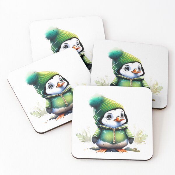 Item preview, Penguin in Green designed and sold by LornaHamel.