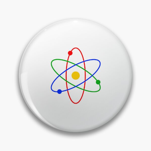 Item preview, Colourful Atom Symbol designed and sold by MartianBCShop.