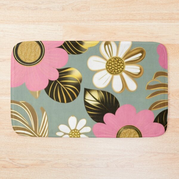 Item preview, Metallic floral design  designed and sold by Roxburylane.