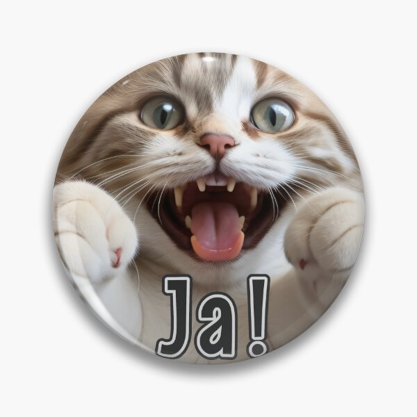 Item preview, KI-generierte Katze 01 "Ja" designed and sold by Cliff-Qi.