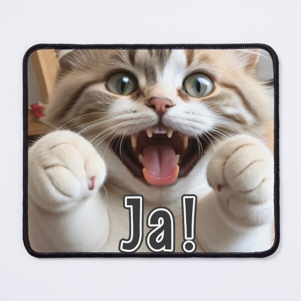 Item preview, KI-generierte Katze 01 "Ja" designed and sold by Cliff-Qi.