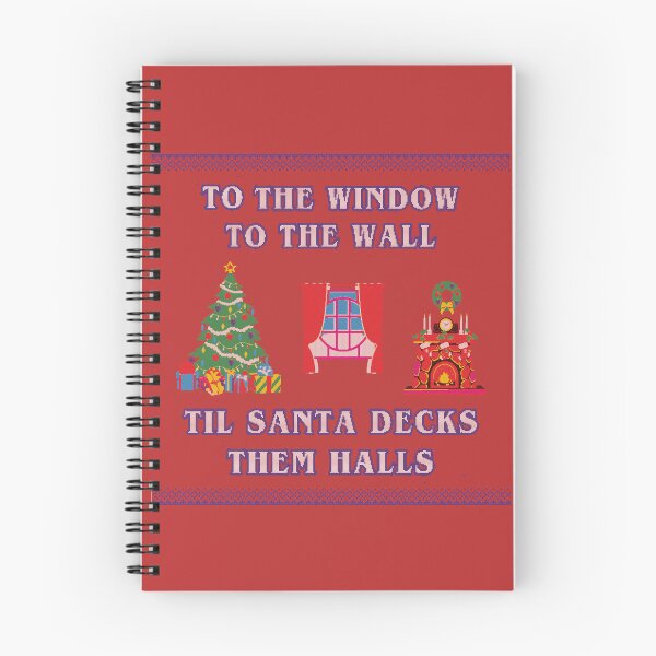Item preview, Til Santa Decks Them Halls designed and sold by TeeArcade84.