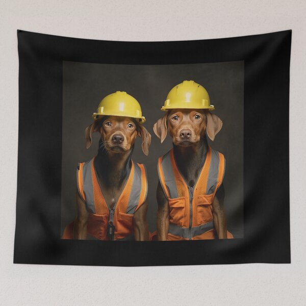 Item preview, Construction Dogs designed and sold by JollyGoodMerch.