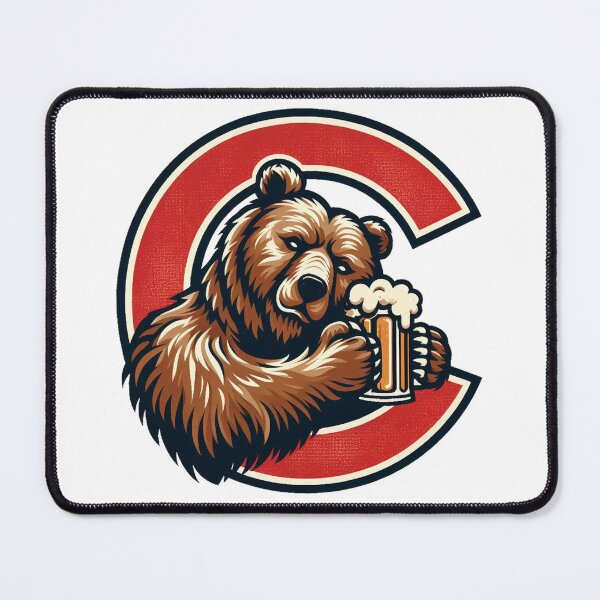 Item preview, red c cornell bear designed and sold by devonclemon.