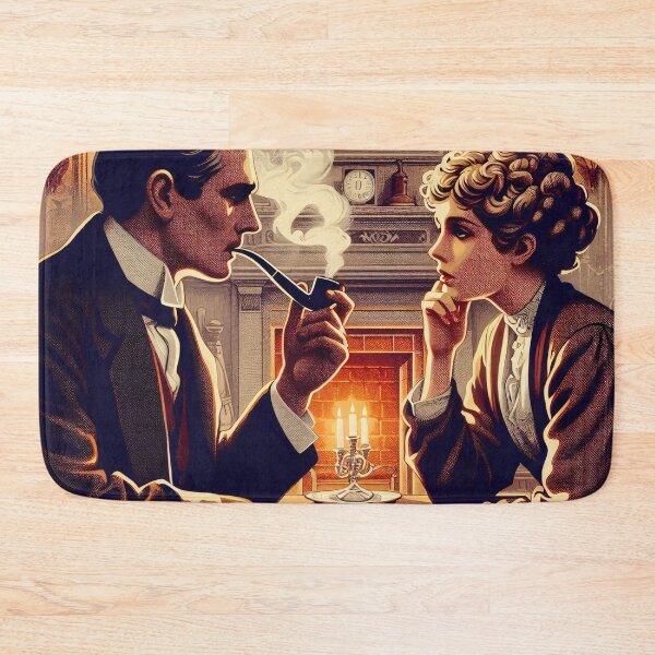 Item preview, Sherlock Holmes and Irene Adler - "A Scandal in Bohemia" designed and sold by ClassicRetroism.
