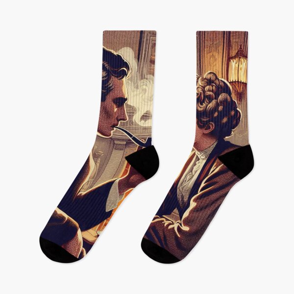Item preview, Sherlock Holmes and Irene Adler - "A Scandal in Bohemia" designed and sold by ClassicRetroism.
