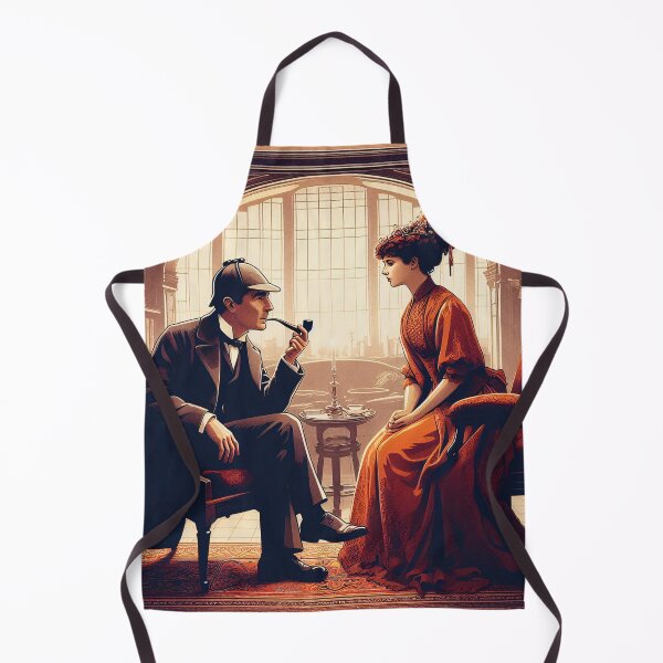 Item preview, Sherlock Holmes and Irene Adler - "A Scandal in Bohemia" designed and sold by ClassicRetroism.
