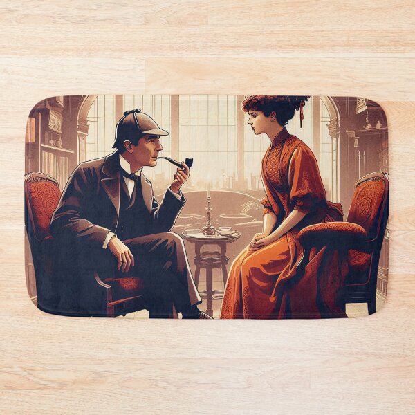 Item preview, Sherlock Holmes and Irene Adler - "A Scandal in Bohemia" designed and sold by ClassicRetroism.