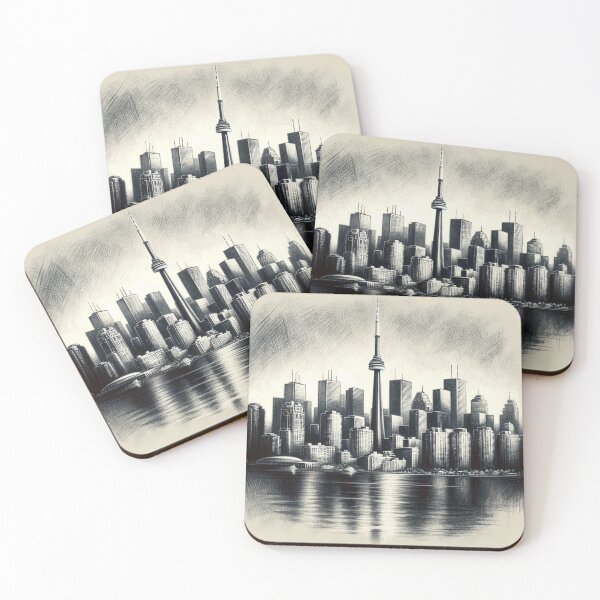 Item preview, Toronto Skyline Sketch designed and sold by Places On Earth.