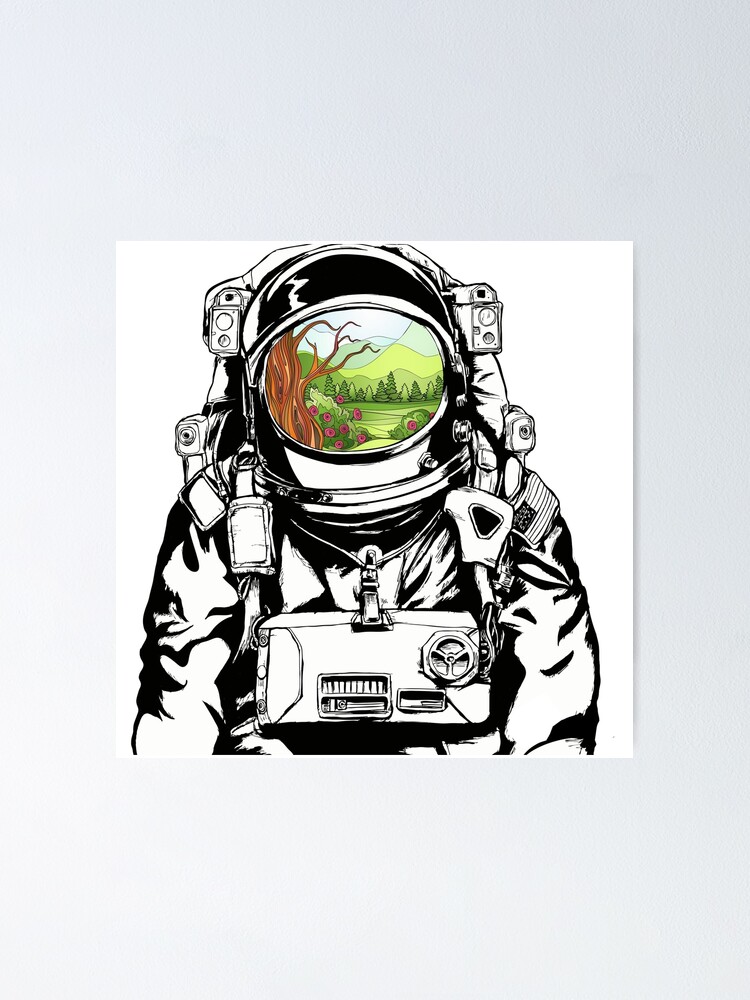 Thumbnail 1 of 3, Poster, Another world designed and sold by salomemika.