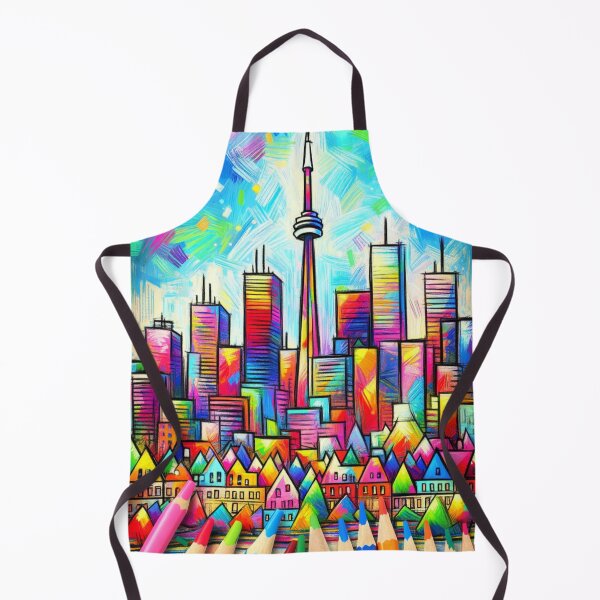 Item preview, Toronto Skyline Crayon style designed and sold by Places On Earth.