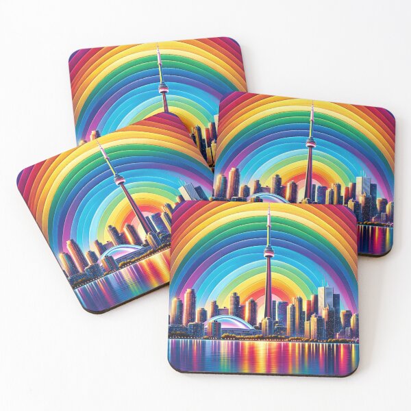 Item preview, Toronto Skyline Rainbow designed and sold by Places On Earth.