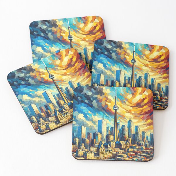 Item preview, Toronto Skyline Abstract designed and sold by Places On Earth.